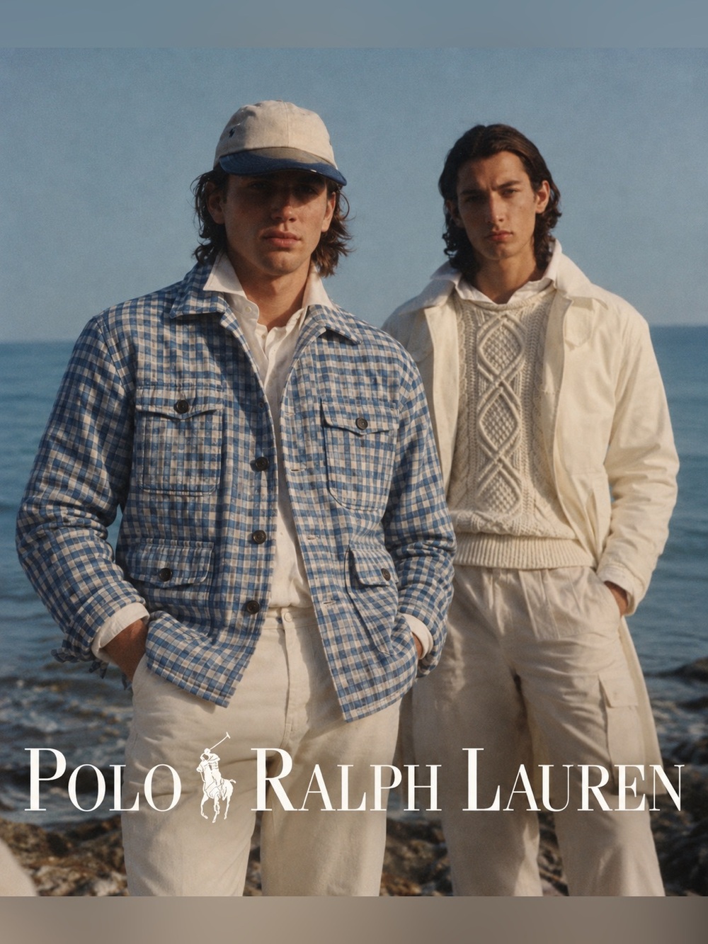 Polo Ralph Lauren Indigo Gingham Work Jacket / Overshirt Vintage Patina | NWT